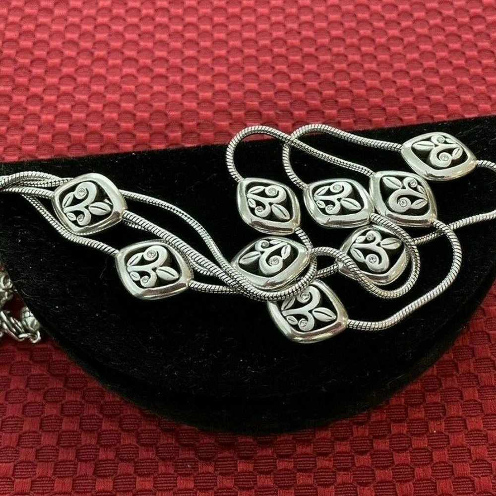 Brighton EVE MAGIC Silver Long Strand Necklace